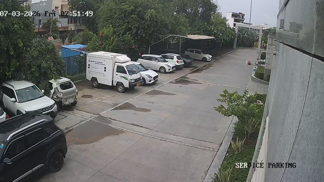 Service parking camera view